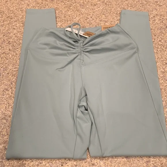 PINK high waist full length ruched V leggings BNWT - Picture 5 of 10